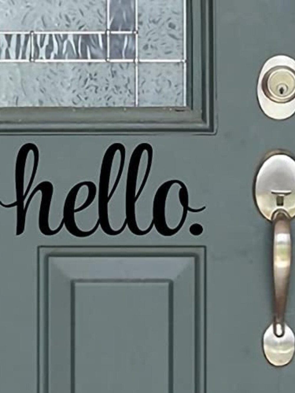 Hello Wall Decal | Wall Decor Sticker | Hello Door Decal Vinyl Lettering for Fro